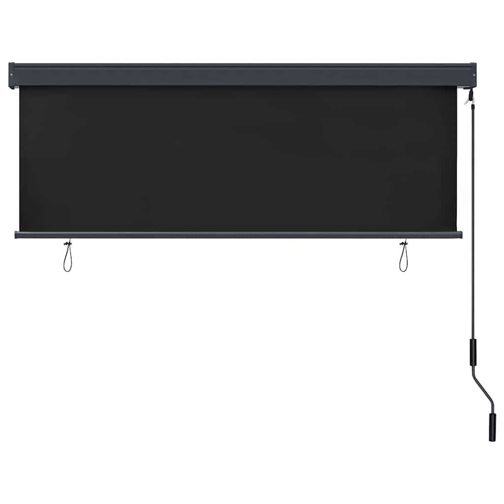 Roller Blind Anthracite 180 x 250 cm Fabric and Aluminum