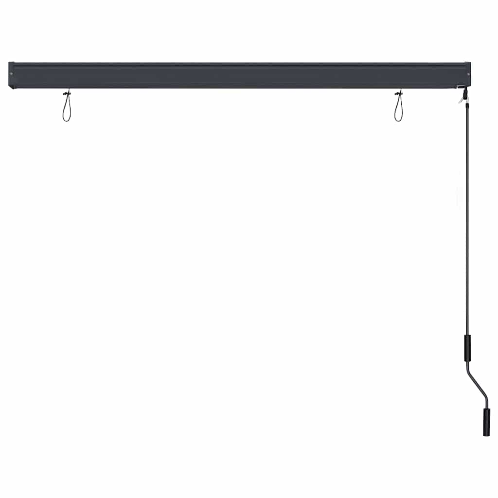 Roller Blind Anthracite 180 x 250 cm Fabric and Aluminum