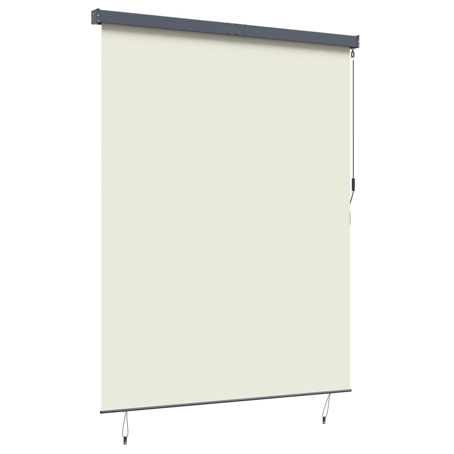 Roller Blind Cream 200 x 250 cm Fabric and Aluminum