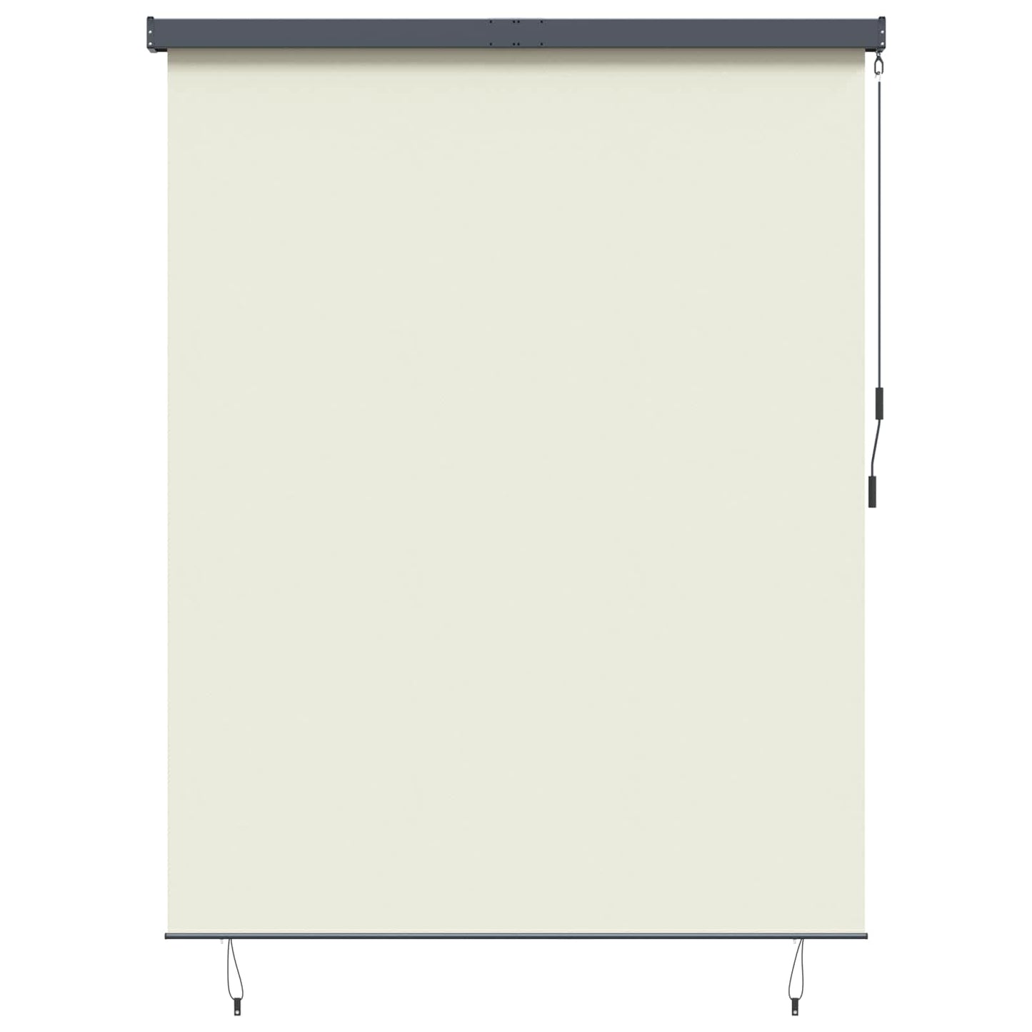 Roller Blind Cream 200 x 250 cm Fabric and Aluminum