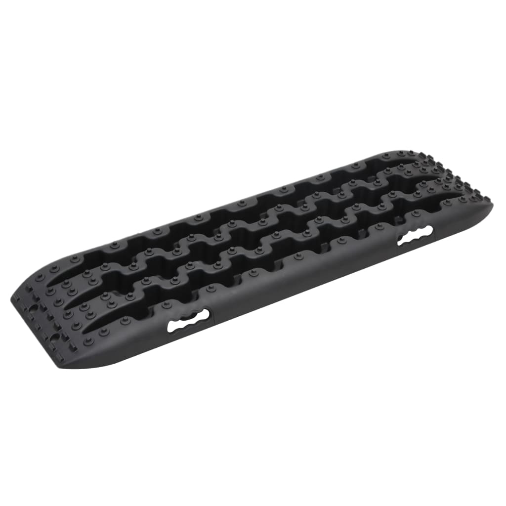 Traction Boards 2 pcs Black 106x30,5x7 cm Nylon