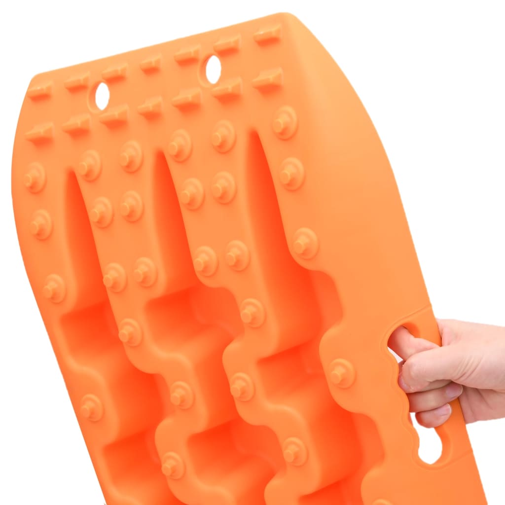 Traction Boards 2 pcs Orange 106x30,5x7 cm Nylon