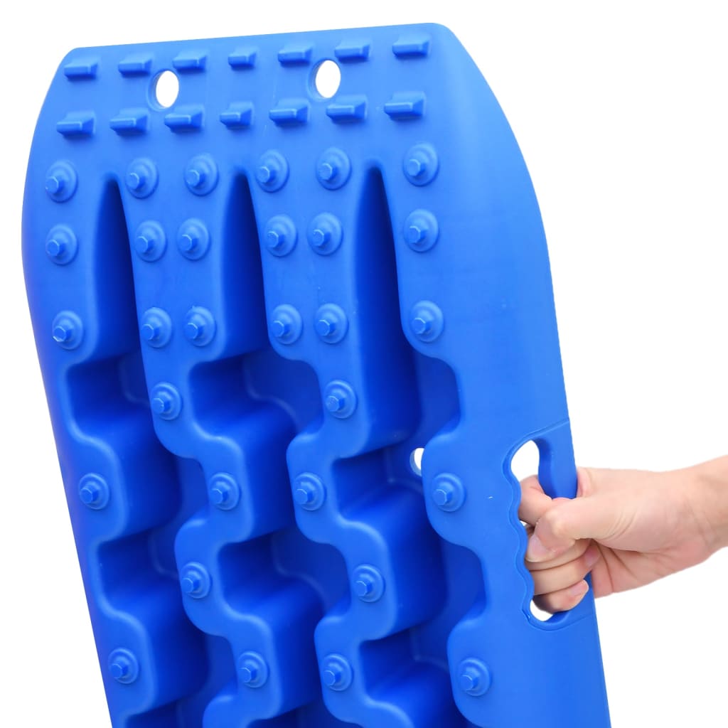 Traction Boards 2 pcs Blue 106x30,5x7 cm Nylon