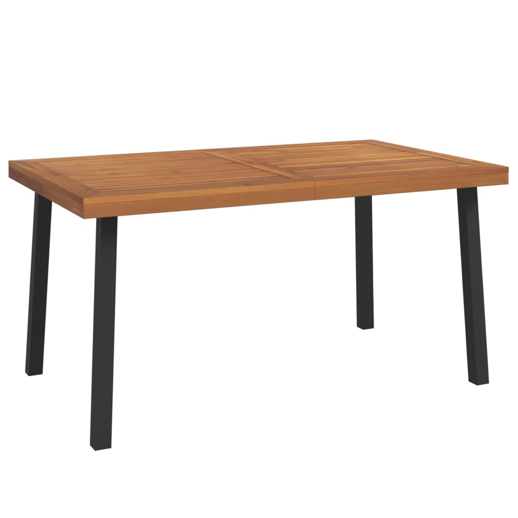 vidaXL Garden Table 150x90x75 cm Solid Wood Acacia