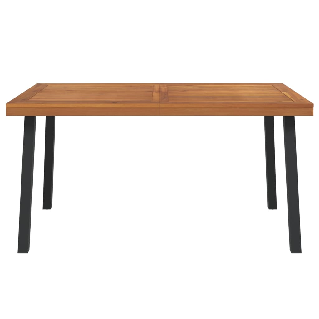 vidaXL Garden Table 150x90x75 cm Solid Wood Acacia