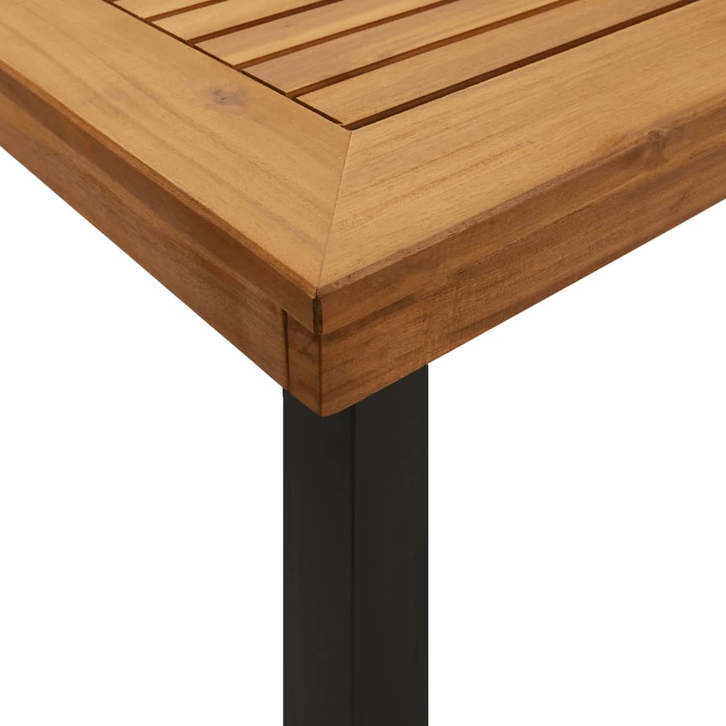 vidaXL Garden Table 150x90x75 cm Solid Wood Acacia