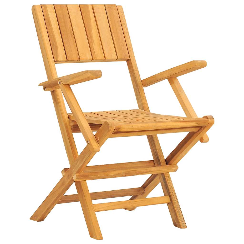 Folding Garden Chair | Set of 2 | Teak | Solid teak wood