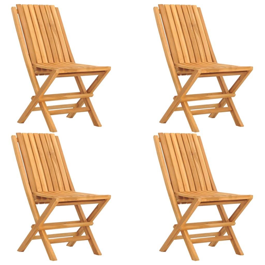 Garden Dining Set | Natural Wood | Solid teak wood | Medium | Foldable