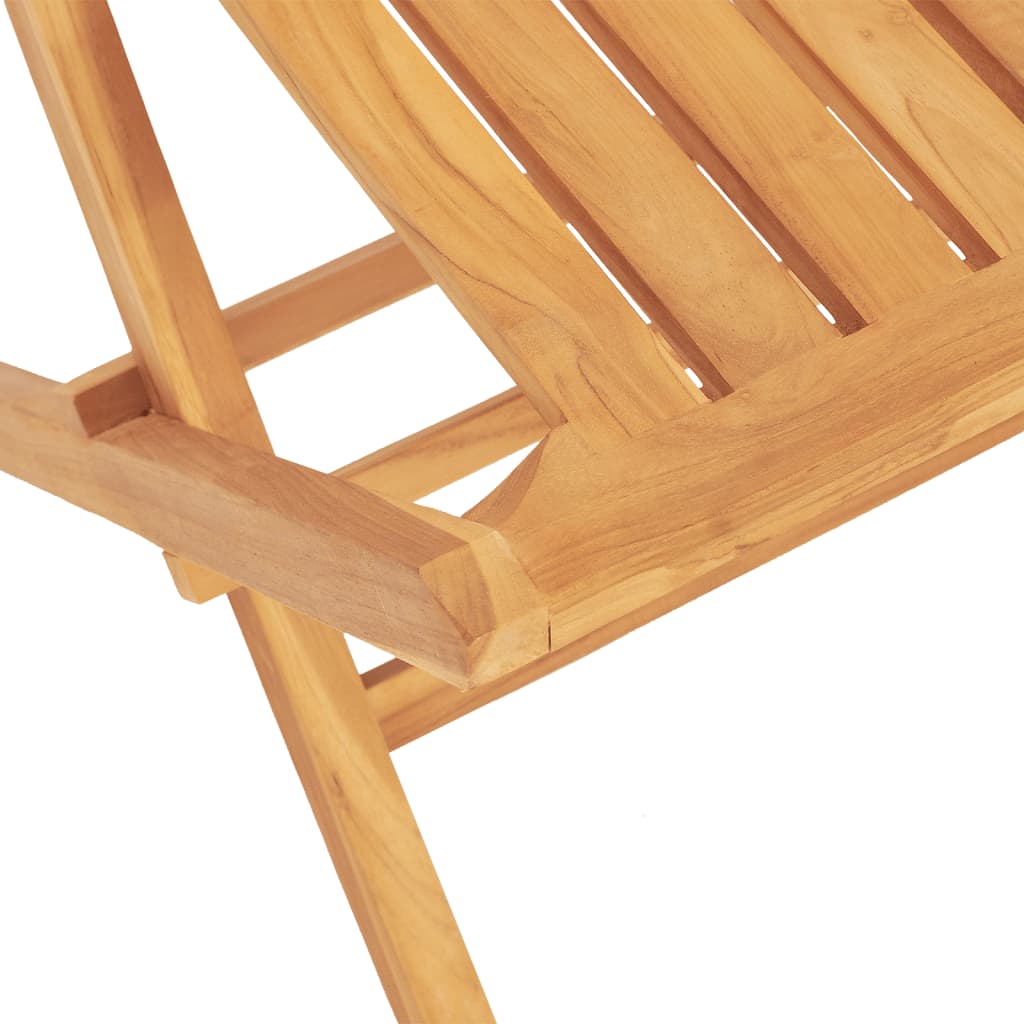 Garden Dining Set | Natural Wood | Solid teak wood | Medium | Foldable