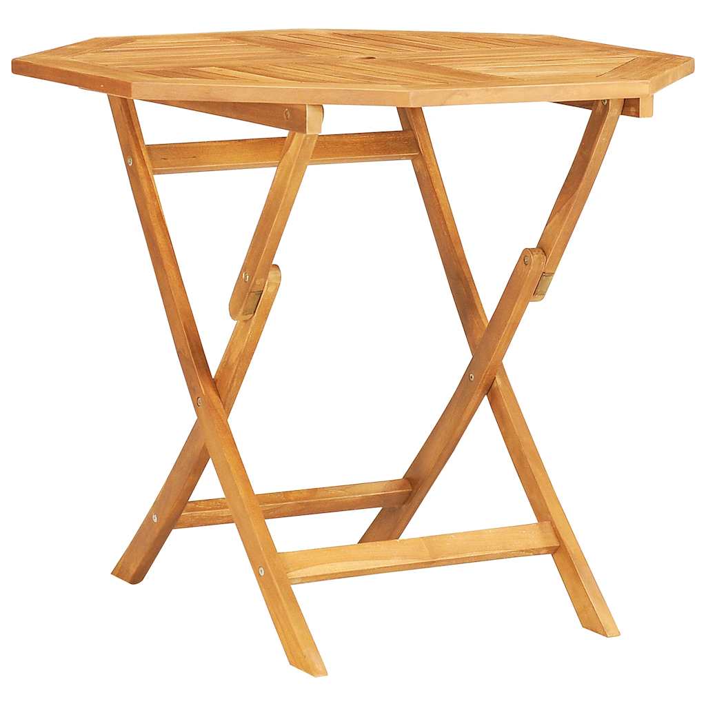 Garden Dining Set | Natural wooden colour | Solid teak wood | Medium