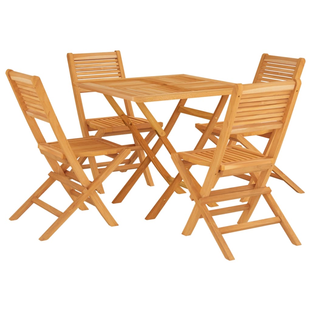 Garden Dining Set | Natural Teak | Solid Teak Wood | Medium |  Foldable