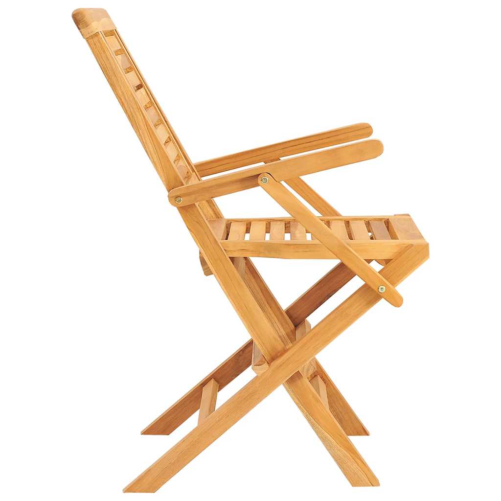 Folding Garden Chair | Set of 6 | Teak | Solid teak wood | Standard