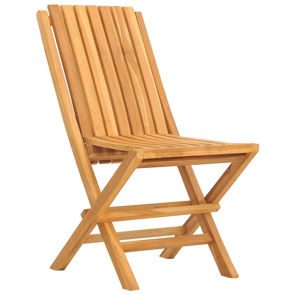 vidaXL Folding Garden Chairs 6 pcs 47x47x89 cm Solid Wood Teak