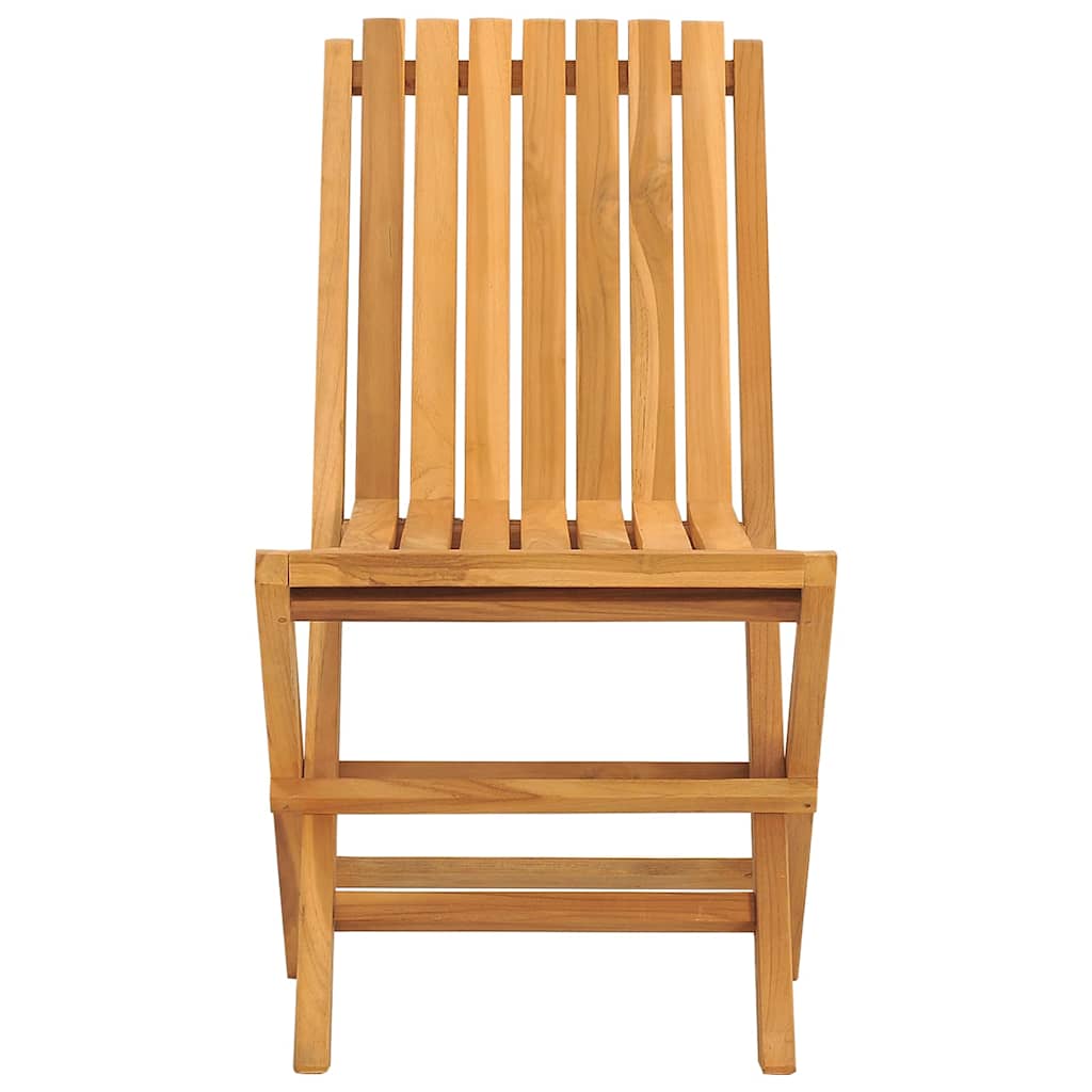 Folding Garden Chair | Set of 8 | Teak | Solid teak wood | Standard