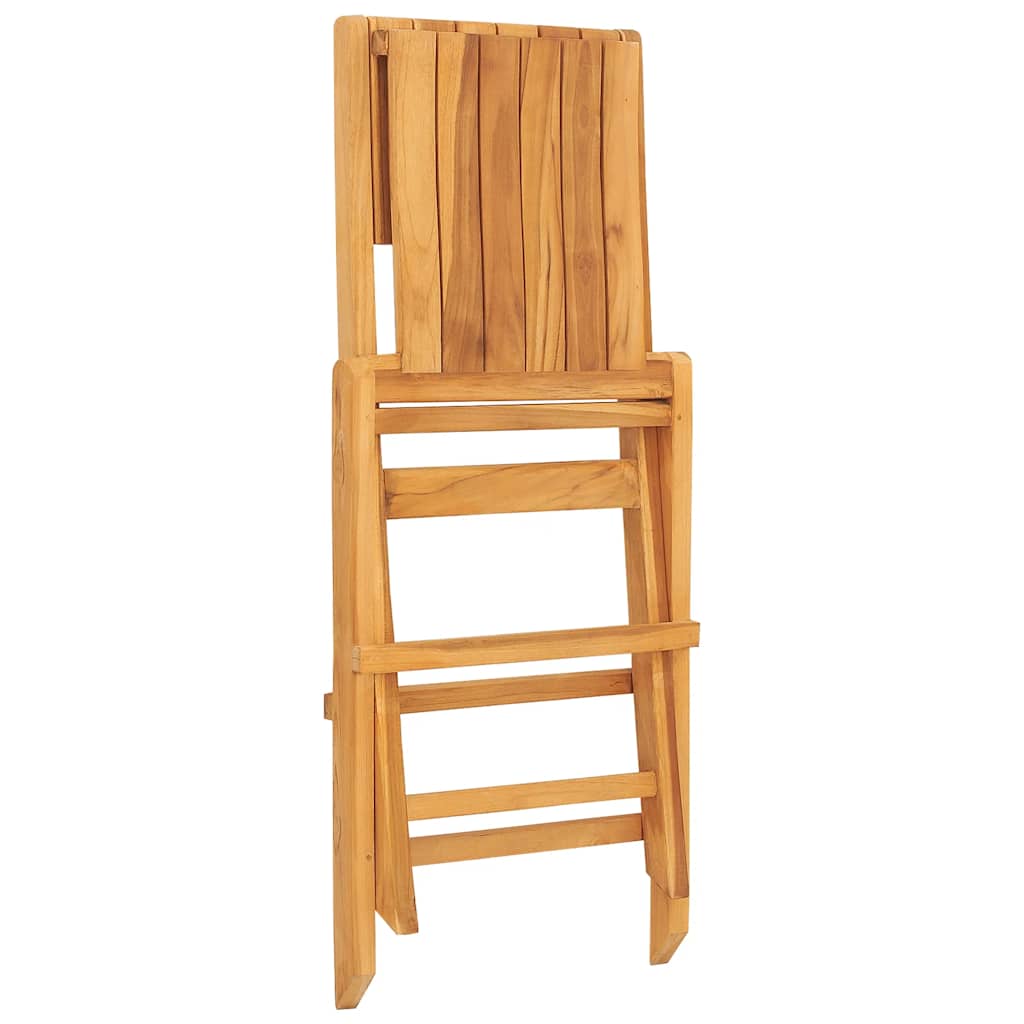 Folding Garden Chair | Set of 8 | Teak | Solid teak wood | Standard