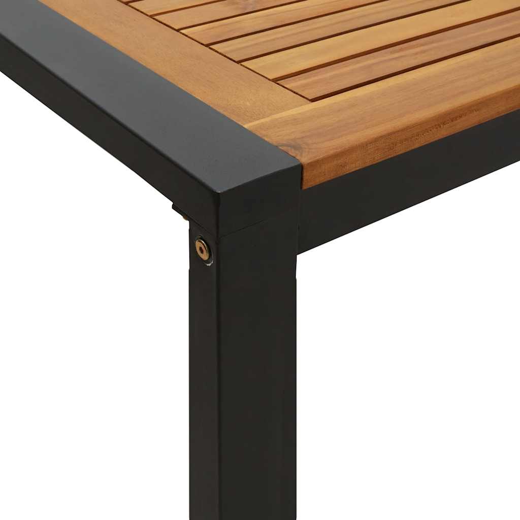 Garden Dining Set | Brown | Solid Acacia wood | 5 Piece Set | Durable