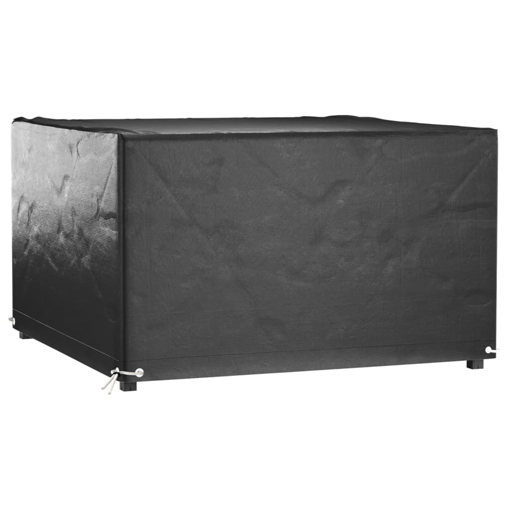 Garden Furniture Covers 2 pcs 8 Eyelets 125x125x75 cm Square