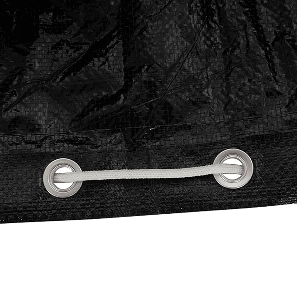 L-Shaped Garden Furniture Covers 2 pcs 16 Eyelets 250x250x70 cm
