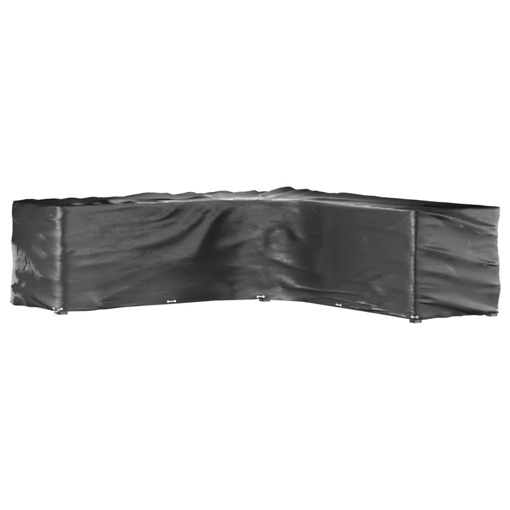 L-Shaped Garden Furniture Covers 2 pcs 20 Eyelets 300x300x90 cm