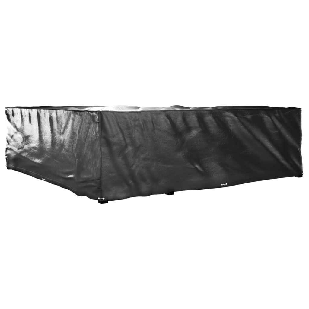 L-Shaped Garden Furniture Covers 2 pcs 20 Eyelets 300x300x90 cm