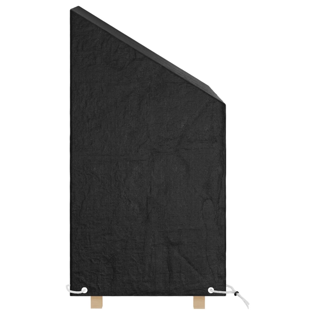 Garden Chair Covers 2 pcs 8 Eyelets 65x65x80/120 cm Polyethylene