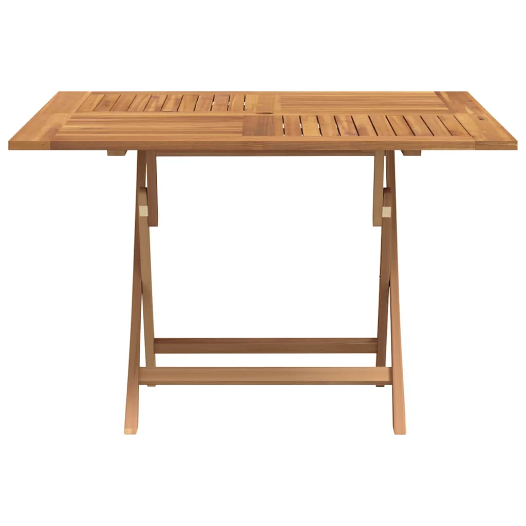 Folding Garden Table 110x110x75 cm Solid Wood Teak