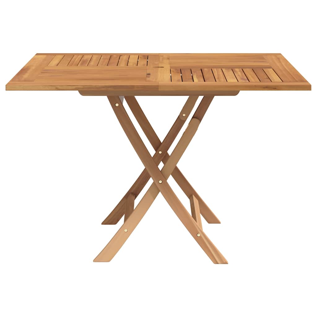 Folding Garden Table 110x110x75 cm Solid Wood Teak