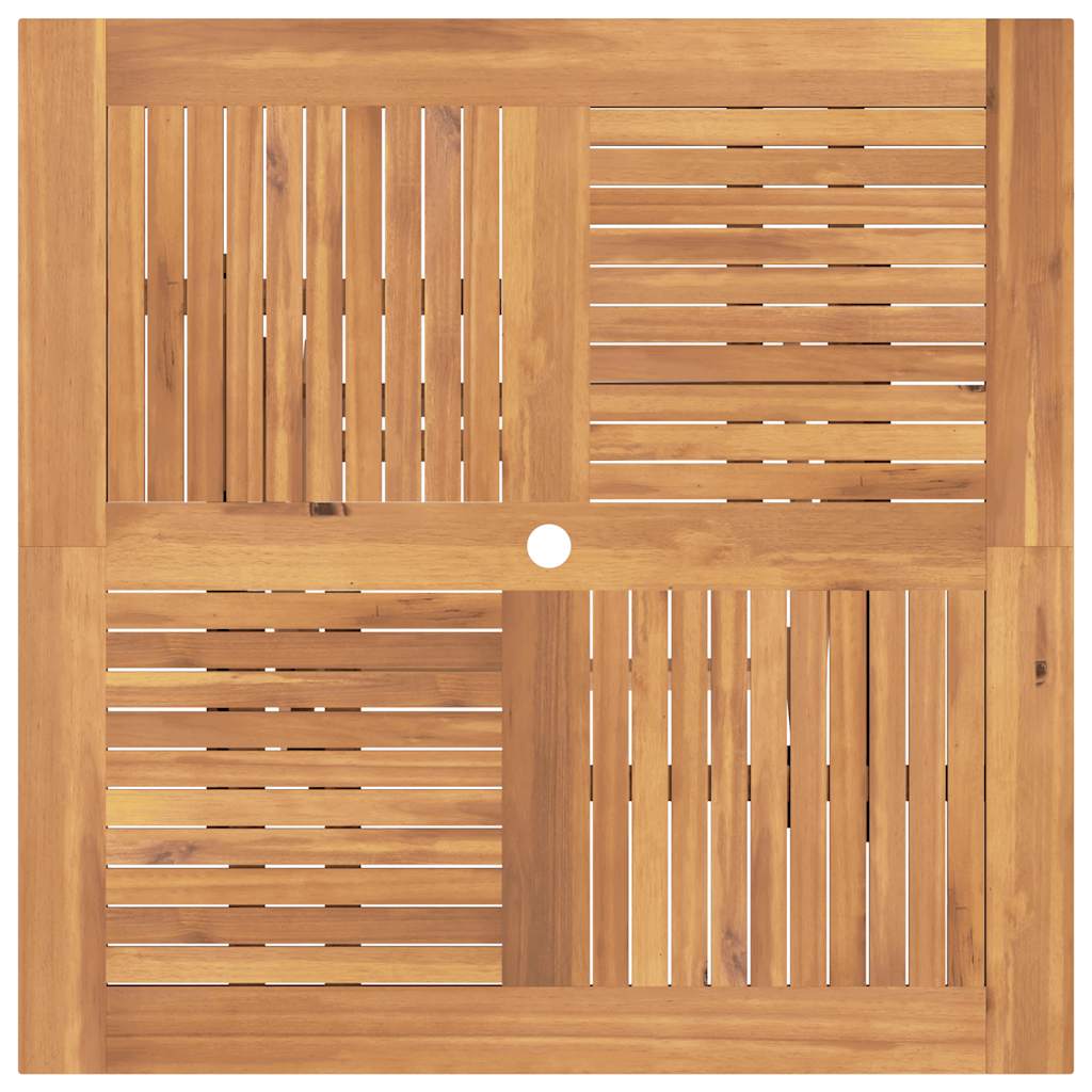 Folding Garden Table 110x110x75 cm Solid Wood Teak