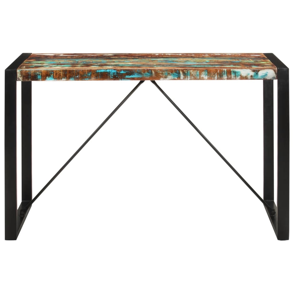 vidaXL Dining Table 120x55x76 cm Solid Wood Reclaimed