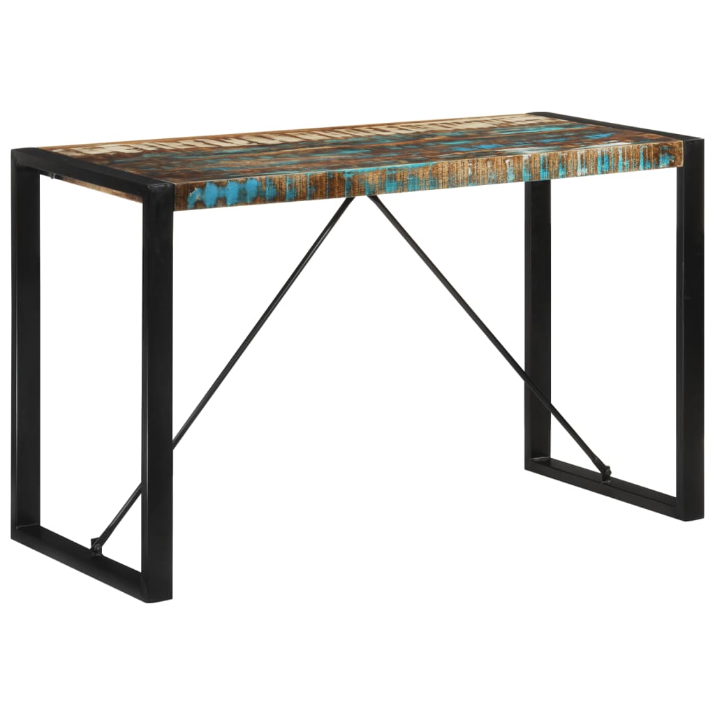 vidaXL Dining Table 120x55x76 cm Solid Wood Reclaimed