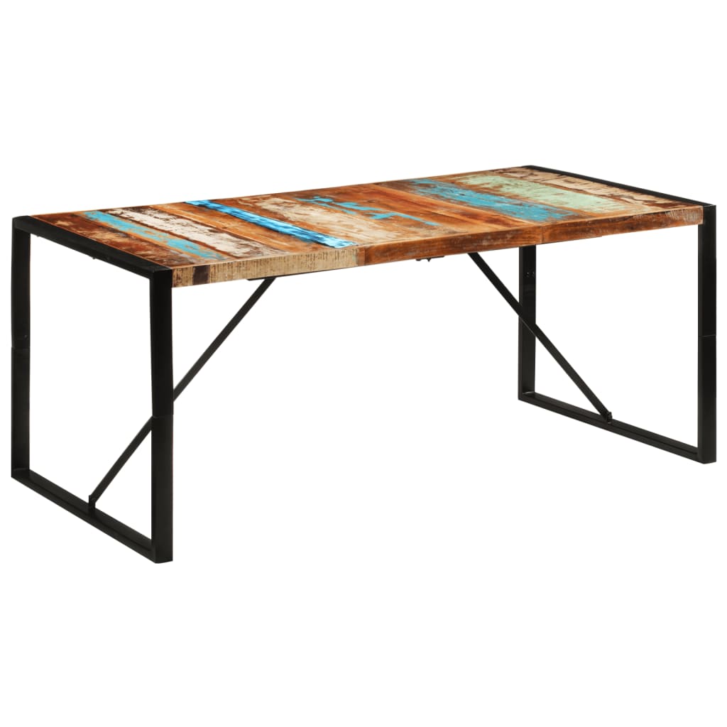 vidaXL Dining Table 175x90x76 cm Solid Wood Reclaimed