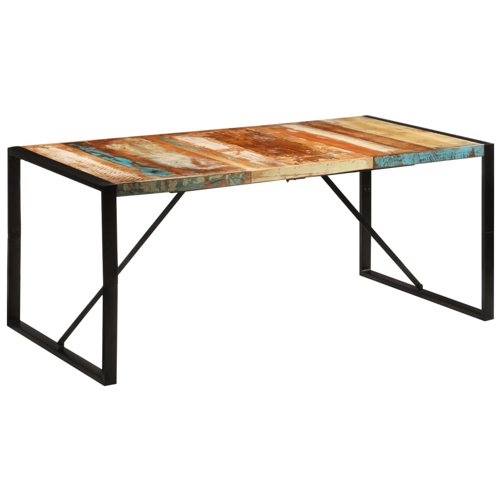 vidaXL Dining Table 175x90x76 cm Solid Wood Reclaimed