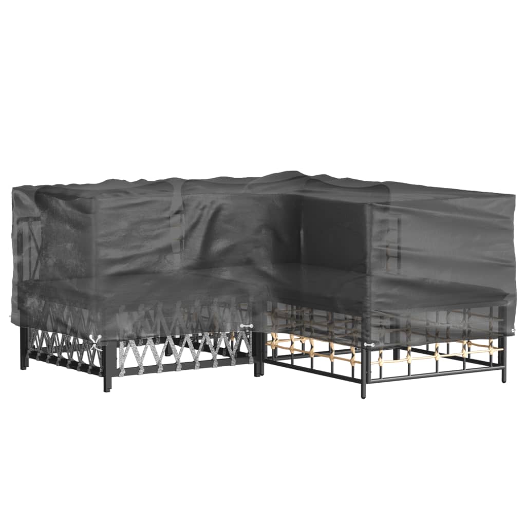L-Shaped Garden Furniture Cover 16 Eyelets 215x215x70 cm