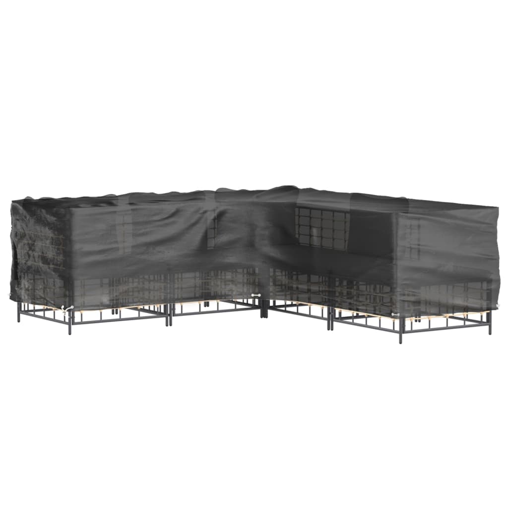 L-Shaped Garden Furniture Cover 16 Eyelets 250x250x70 cm