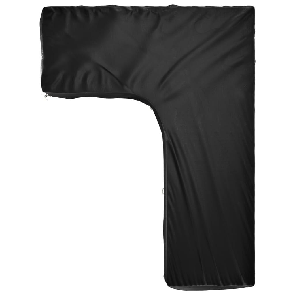 L-Shaped Garden Furniture Cover 16 Eyelets 210x260x80 cm