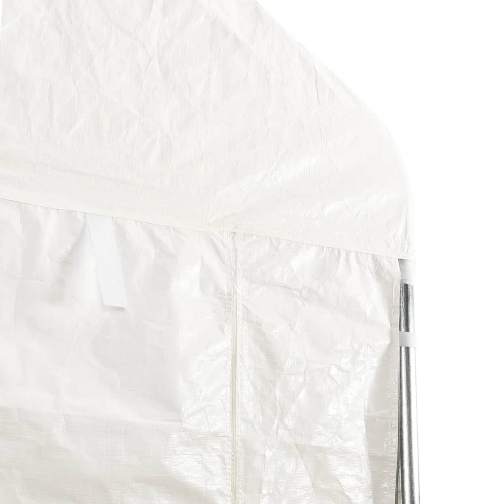 vidaXL Gazebo with Roof White 17.84x4.08x3.22 m Polyethylene