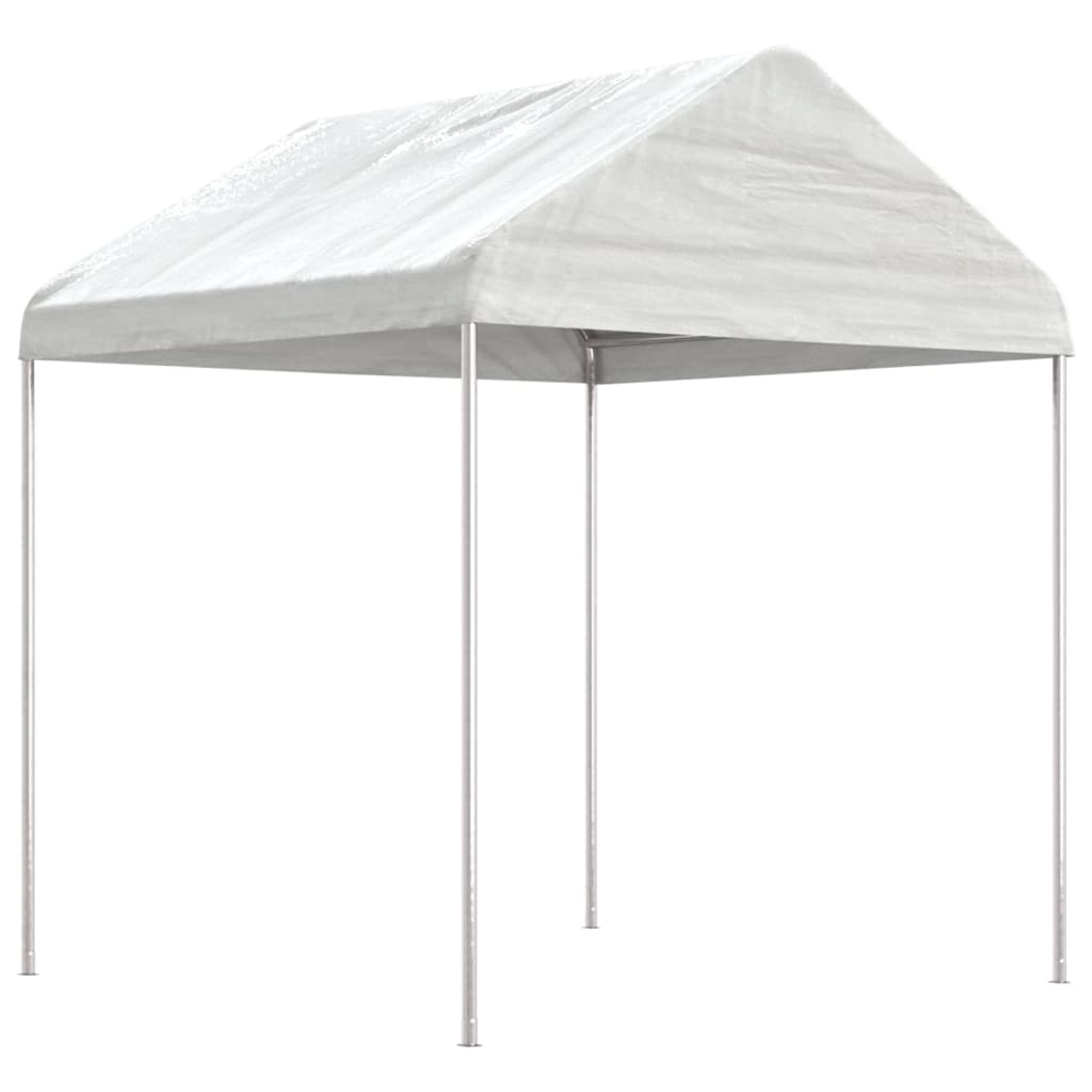 vidaXL Gazebo with Roof White 13.38x2.28x2.69 m Polyethylene