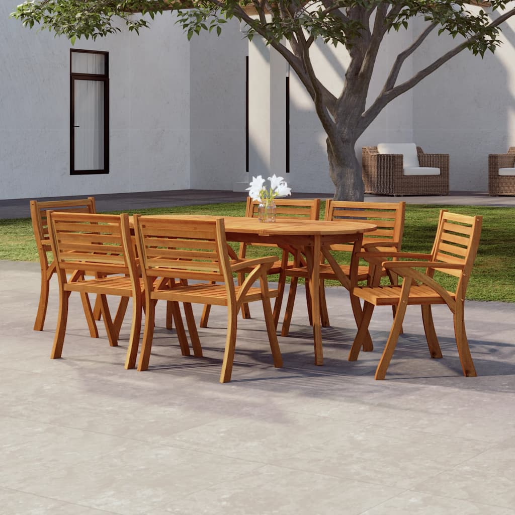 vidaXL Garden Table 200x90x75 cm Solid Wood Acacia