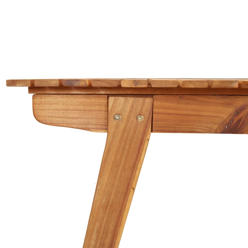 Garden Table 150x90x75 cm Solid Wood Acacia