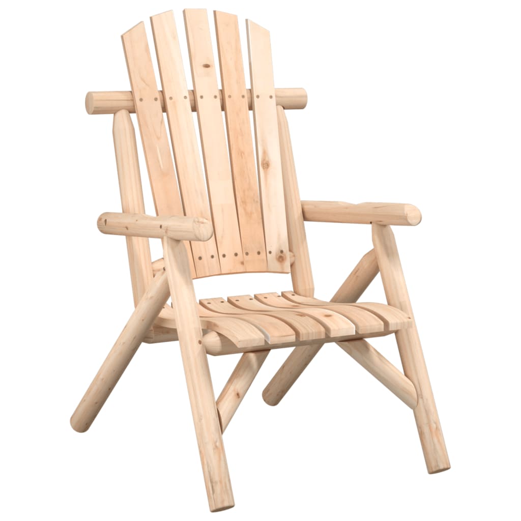 Garden Chair | Natural Wood | Solid spruce wood | Medium | Durable