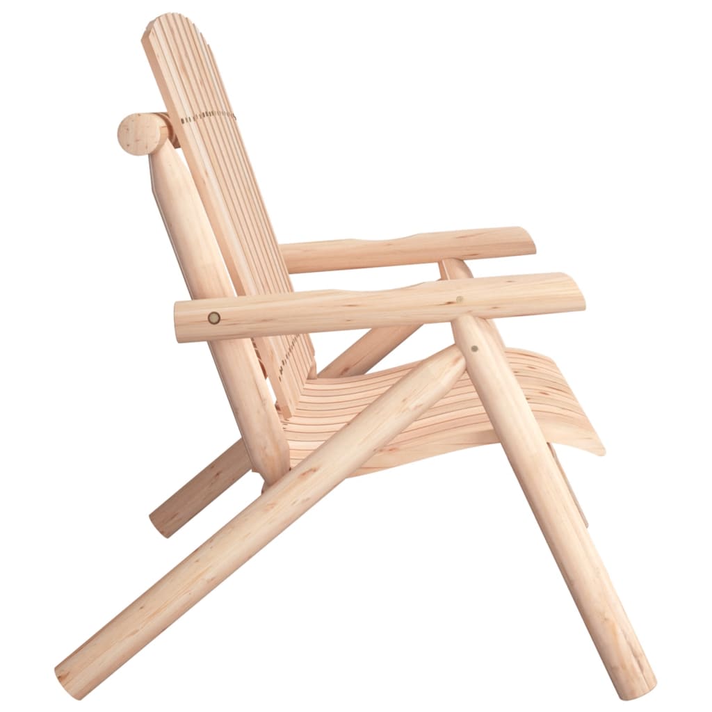 Garden Bench | Natural wood | Solid spruce wood | Medium | Ergonomic