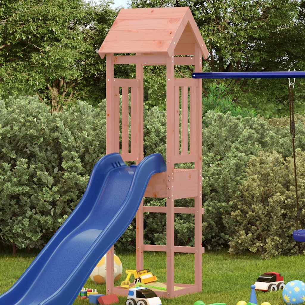 vidaXL Play Tower 52.5x46.5x206.5 cm Solid Wood Douglas