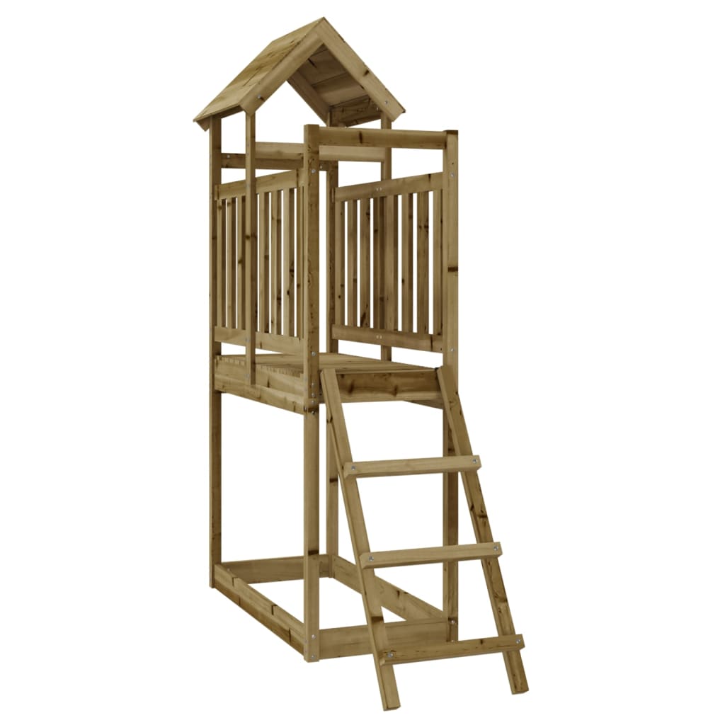 vidaXL Outdoor Playset 53x110x214 cm Impregnated Wood Pine