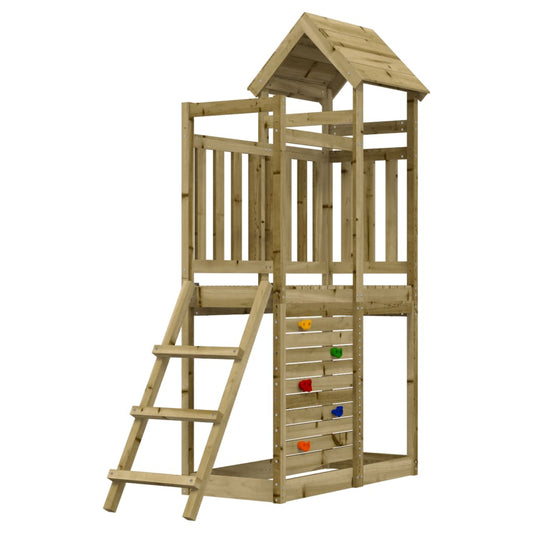 vidaXL Outdoor Playset 52.5x110.5x214 cm Impregnated Wood Pine