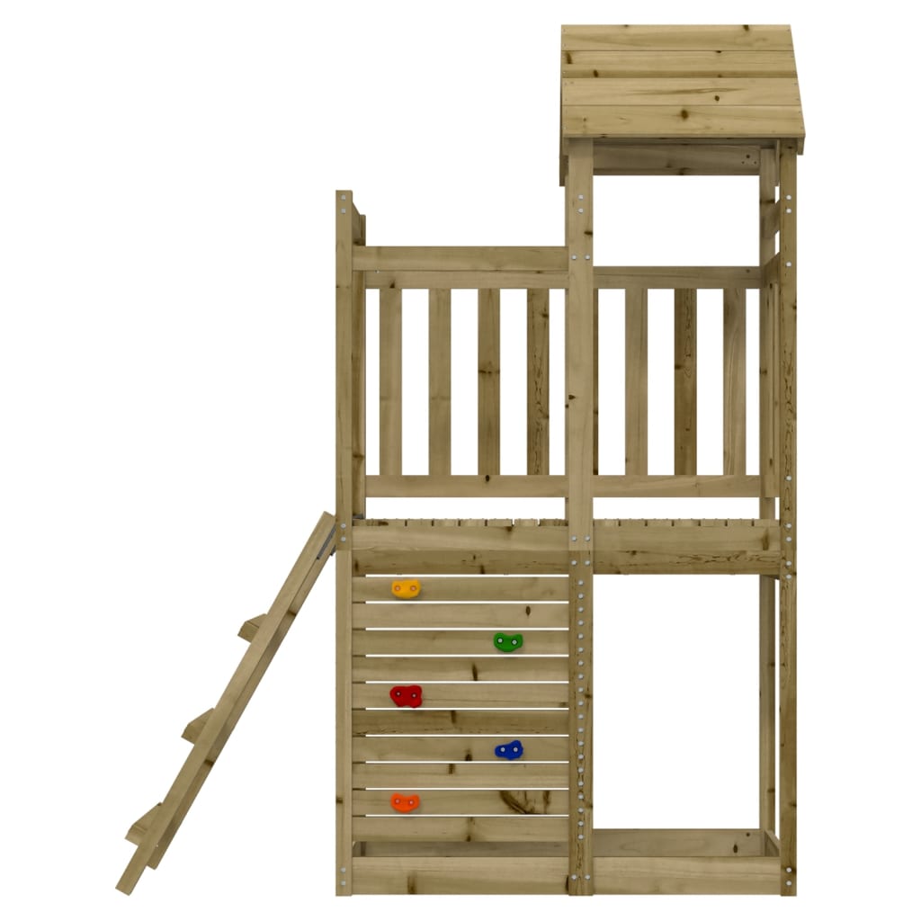 vidaXL Outdoor Playset 52.5x110.5x214 cm Impregnated Wood Pine