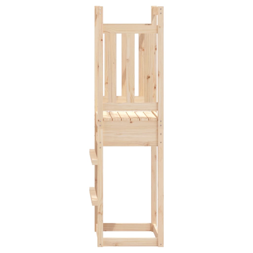 vidaXL Play Tower 53x46.5x169 cm Solid Wood Pine