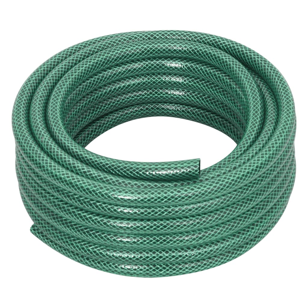 Garden Hose with Fitting Set Green 0,5" 10 m PVC