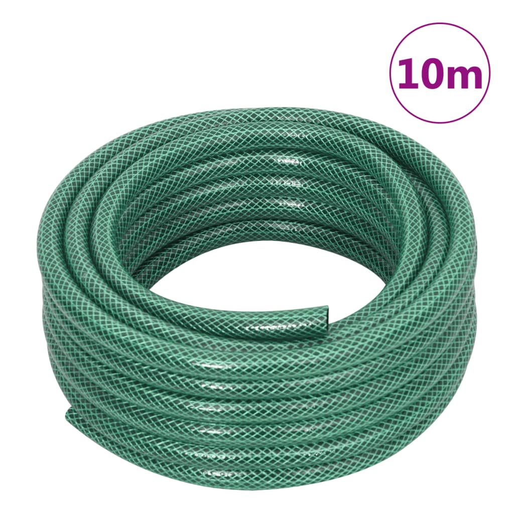 vidaXL Garden Hose Green 0.5" 10 m PVC