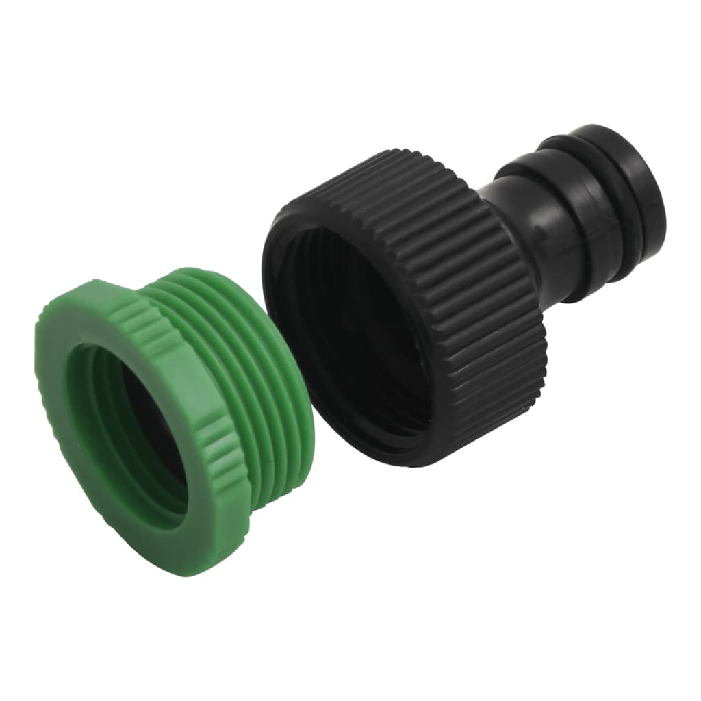 vidaXL Garden Hose with Fitting Set Green 0.5" 30 m PVC