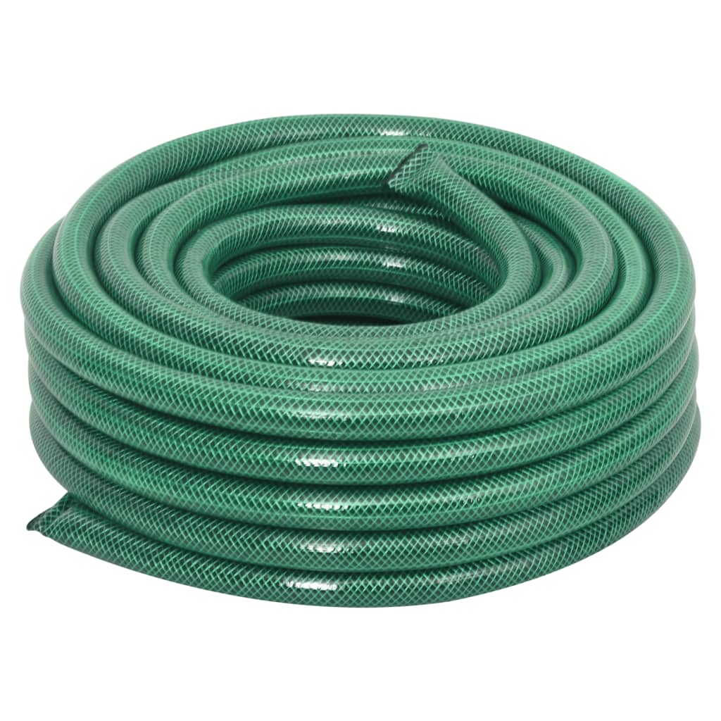 Garden Hose with Fitting Set Green 0,75" 10 m PVC